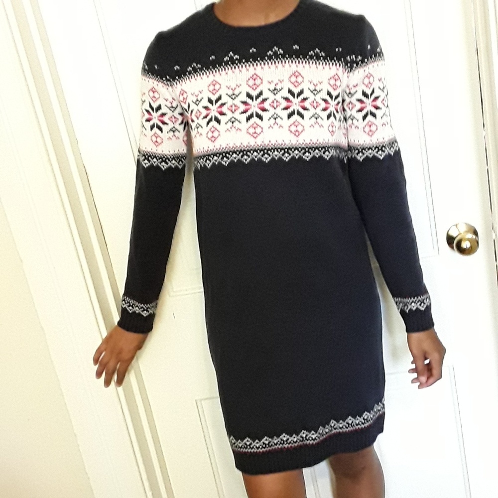 Primark Black and White Patterned Dress